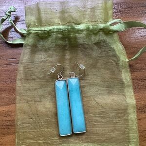 Blue Stone Earrings